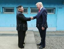 Historic Handshake President TRUMP meets Kim Jo Un at DMZ Korea 2019 PHOTO picture