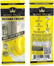 King Palm Flavors Mini Size Cones, 2 Rolls Terpene Infused Organic Banana Roll picture