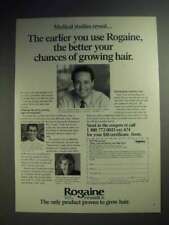 1991 Rogaine Hair Loss Treatment Ad - Better Chances picture