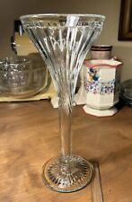 1930s Crown Crystal Co. Window Dressing Vase 12” tall picture