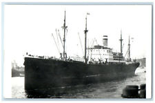 RPPC Photo Postcard View of General Mitre Steamship 1920 Unposted Antique picture