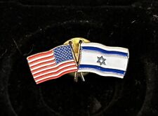 🇺🇸 New America and Israel Solidarity Lapel Pin 🇮🇱 picture