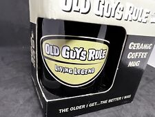 OLD GUYS RULE Ceramic Coffee Mug LIVING LEGEND Black  picture