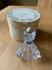 LENOX PAVE JEWELS DIAMONDS & PEARLS CRYSTAL TRIANGLE PERFUME Container w/ BOX picture