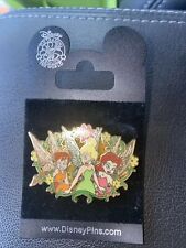 NEW Disney Pin Tinker Bell and Fairies Fawn and Rosetta with Flowers and Vines picture