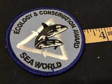Girl Scout Ecology conservation Award Sea World Collectible Embroidered Patch  picture