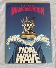 Six Flags Magic Mountain Vintage Press Kit “Tidal Wave” Summer Of 1989 Original picture