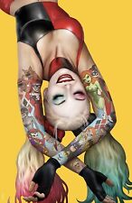 🔥 HARLEY QUINN #30 NATHAN SZERDY 616 Gold Virgin FOIL Tattoo Variant picture
