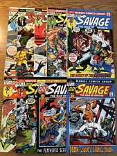 Doc Savage #1 2 3 4 5 6 7 8 Marvel Comics 1972 full complete set run Lot 1-8 picture