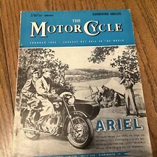 1957 ARIEL ISSUE The MotorCycle Vintage Magazine  England Scooters, Parts Etc. picture