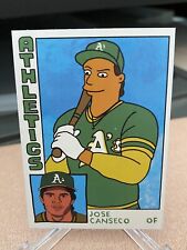 JOSE CANSECO THE SIMPSONS At The Bat ACEO Custom Baseball Card Springfield picture