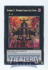 Yugioh Number C1: Numeron Chaos Gate Sunya BLAR-EN021 Secret Rare 1st Ed NM/LP picture