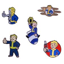 Fallout The Vault Boy Enamel Pins Vault Man Gamer Mascot Badge Brooch Jewellary picture