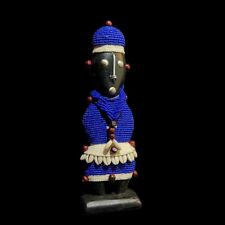 African Tribal Namji Dol Blue wooden vintage hand carved Home Décor statue-G1120 picture