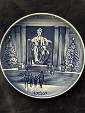 Bing & Grondahl American Christmas Heritaqe 1997 Lincoln Memorial Plate Denmark picture