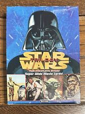Star Wars Trilogy The Complete Story Super Wide Movie Cards Box (1997 Topps) picture