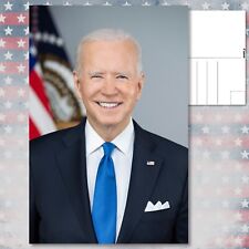 🇺🇸 Joe Biden Postcard: Presidential Portrait in the Library Room 📘🌟 picture