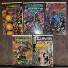 IMAGE COMICS LOT: CYBERFORCE LIMITED SERIES #0-4 (1993) SILVESTRI picture