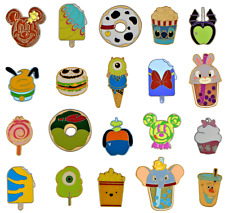 5 Food Shape Character Pins Disney Park Trading Pin Set Randomly Selected ~ New picture