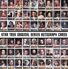 STAR TREK The Original Series AUTOGRAPH TRADING CARDS - Multi Listing picture