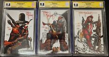 KING SPAWN GUNSLINGER SCORCHED #1 ALL THREE CGC 9.8 SIGNED BY TODD MCFARLANE picture