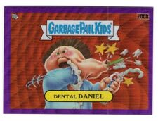 Dental Daniel /250 2022 Chrome Garbage Pail Kids Purple Wave Refractor #200b picture