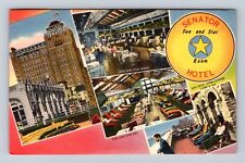Atlantic City NJ-New Jersey, Senator Hotel, Sun & Star, Vintage Postcard picture