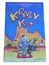 VTG Krazy Kat Issue No.5 The 3-D Zone George Herriman 1987 Zone Vision Comics picture