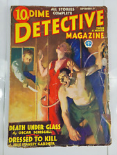 Dime Detective Pulp Magazine September 1933 