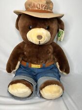 Vintage Smokey Bear Large Stuffed Plush Animal by Three Bears 34