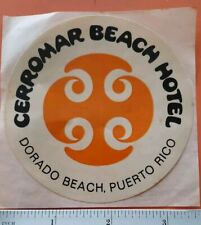 Cerromar Beach Hotel Dorado Beach Puerto Rico Sticker picture