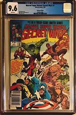 1984 MARVEL SUPER HEROES SECRET WARS #1 CGC 9.6 NM+ RARE NEWSSTAND EDITION picture