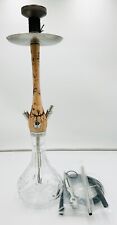 Professional Wood & Stainless Hookah, Shisha Water Pipe (Natural wood) picture