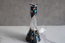 10” Glow In The Dark Bong, Hand painted Bongs, Water Pipe Tobacco Pipes picture
