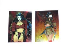 1995 SHI ALL-CHROMIUM + 1996 SHI VISIONS OF THE GOLDEN EMPIRE PROMO 2 CARD SET picture