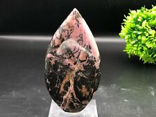 Natural Rhodonite Flame Mineral Specimen Crystal for Home Decoration and Healing picture