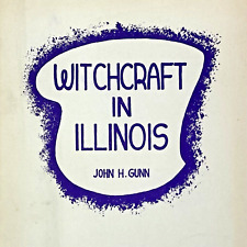 1955 JOHN GUNN WITCHCRAFT IN ILLINOIS BOOKLET Wicca Ft Wayne Indiana Library Vtg picture