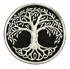 Yggdrasil The Tree of Life Gothic Round Embroidered Patch picture