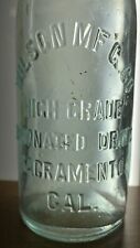 Wilson MF'G Co. Sacramento Carbonated Drinks qt crown top Nevada dug Scarce picture