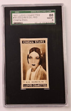 1937 LLOYD & SONS Cinema Stars #16 DOLORES DEL RIO SGC 8 NM-MT picture