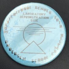 Early Computer Graphics Vintage Pin Button Multicultural Gender Fair Andersen picture