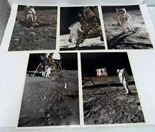 Vintage NASA Apollo 11 Landing 5 Photos  Kodak Lithograph Space Neil Armstrong picture