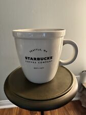 Starbucks Giant Abbey Classic Ceramic Mug  138 oz (1 Gallon) Limited Ed. 2016 picture