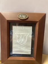 Georgia Tech Photo Frame Black Frame  7” X 5” Matted For 4” X 6” New picture