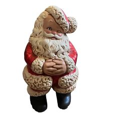 Vintage Ceramic Winking Santa Claus Statue Figurine Atlantic Style Mold 14