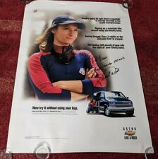 Chevrolet Astro Passenger 1997 GM Poster 1998 US Olympic Team Signed picture