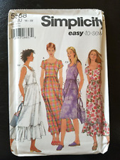 Simplicity 5558 Size UU 16-22 Sewing Pattern UNCUT Summer Dress Cottage EASY picture