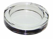Round Crystal Ashtray for Cigarettes or Cigars. LIMITED QUANTITIES USA SELLER picture