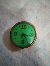 Vintage German Made Westclox Alarm Clock Face Green Wind Up Works Very Rare Htf  picture