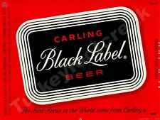 Carling Black Label Beer Label 9
